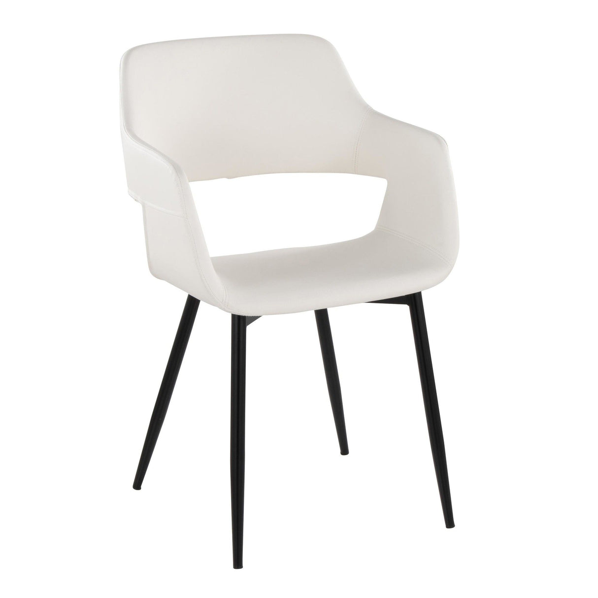 Margarite - Dining / Accent Chair - Black Metal (Set of 2)