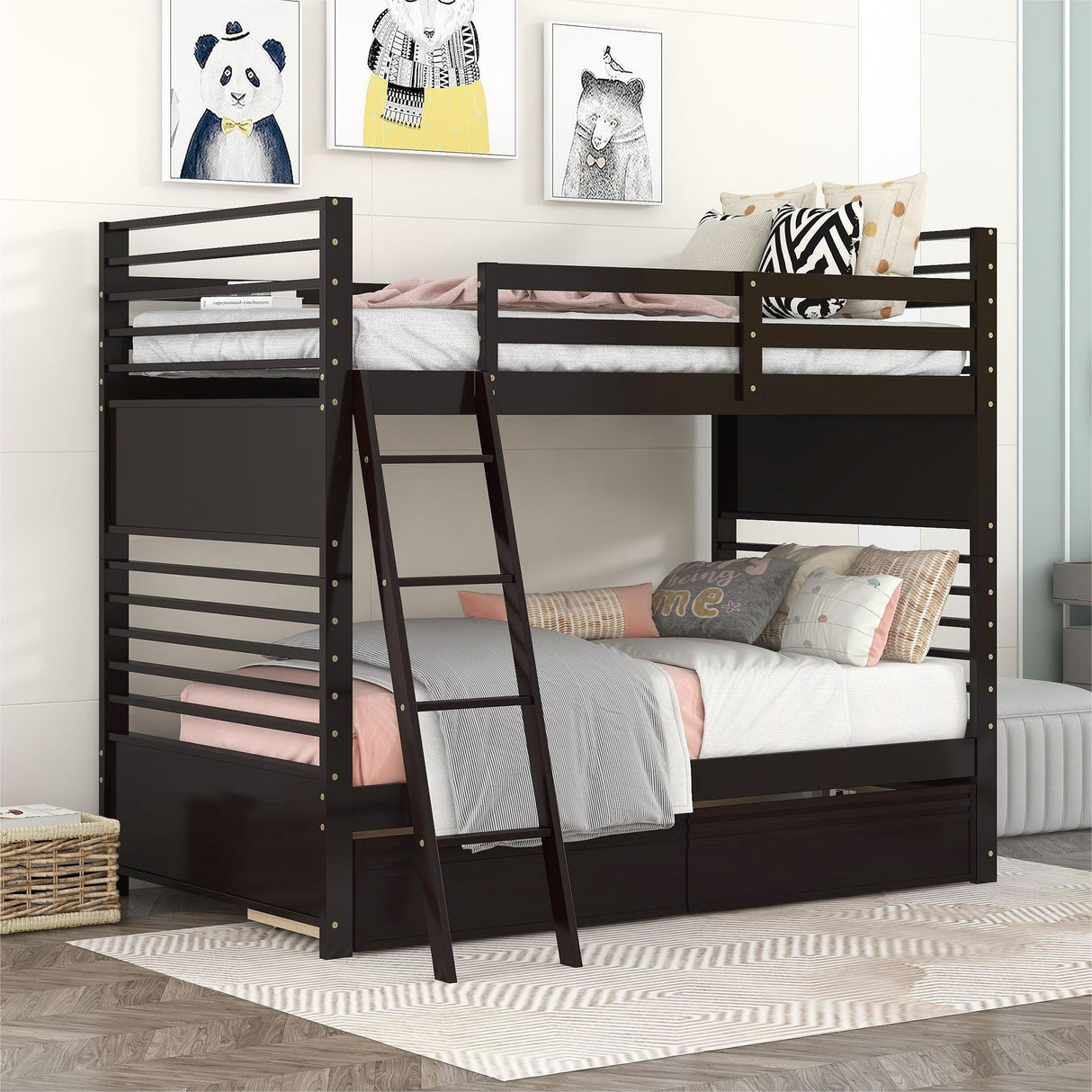 Bunk Bed With 2 Drawers