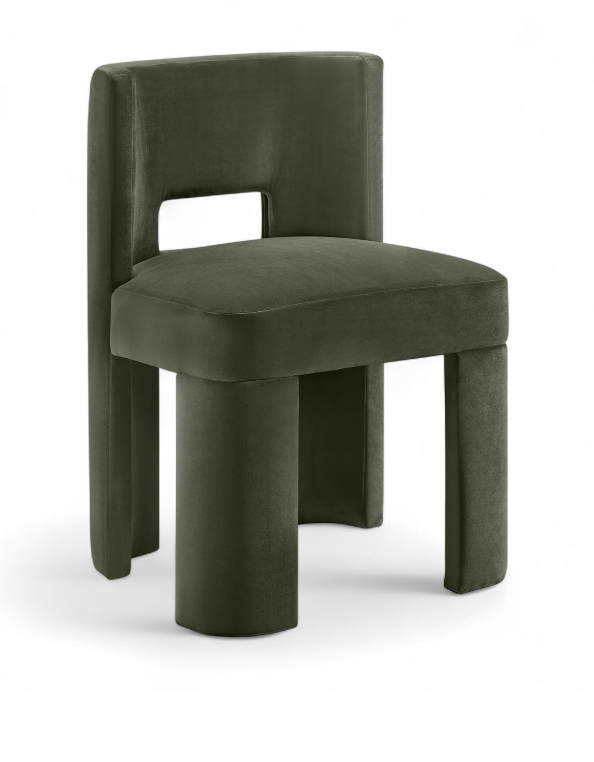 Zuno - Velvet Performance Fabric Upholstered Dining Chair (Set of 2)