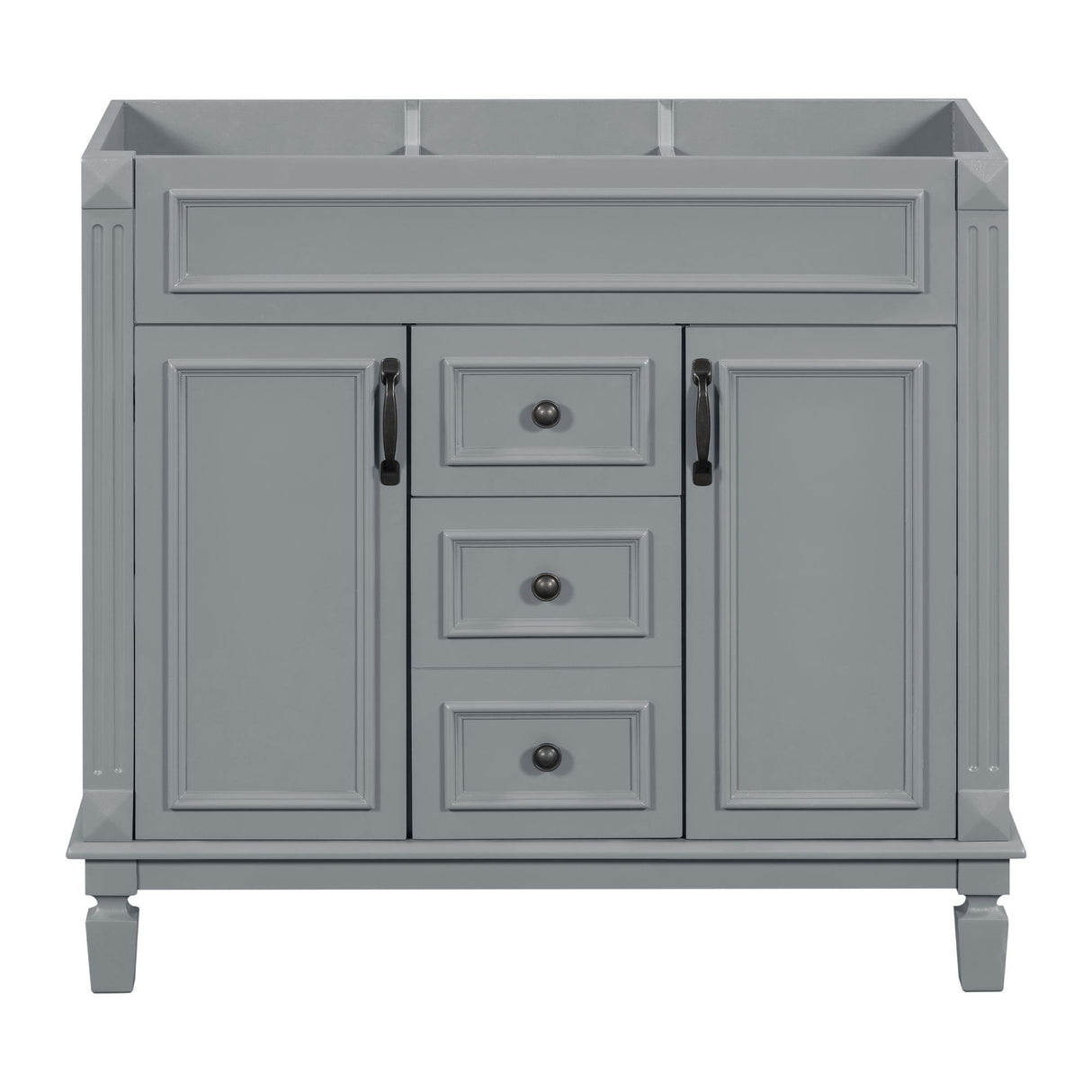 Bathroom Vanity Cabinet With 2 Soft Closing Doors And 2 Drawers