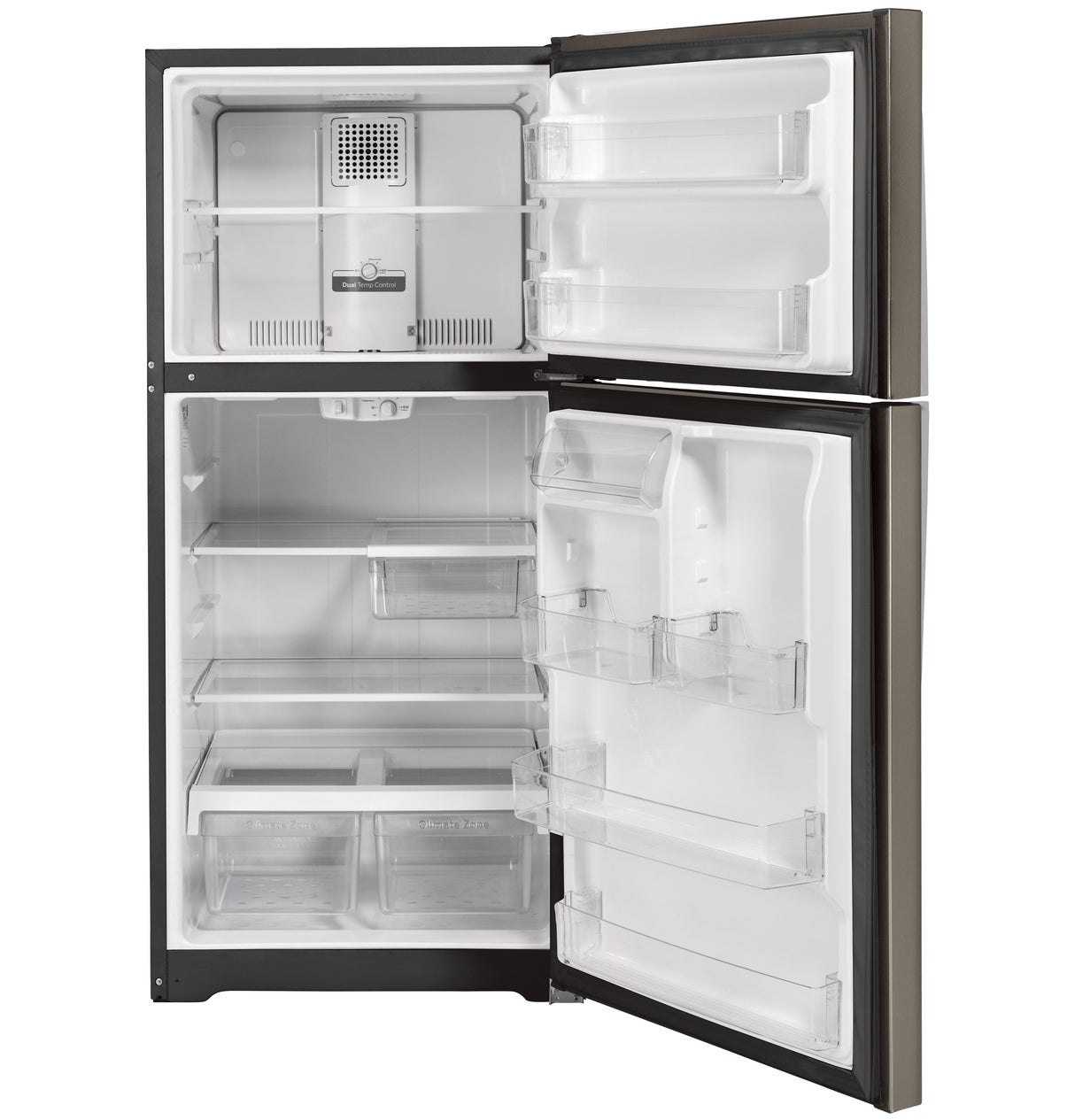 GE GTS22KMNRES - 33 in. 21.9 cu. ft. Garage Ready Top Freezer Refrigerator - Fingerprint Resistant Slate