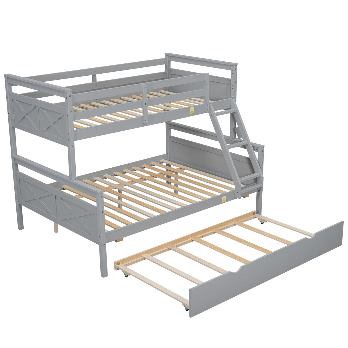 Bunk Bed & Ladder And Safety Guardrail