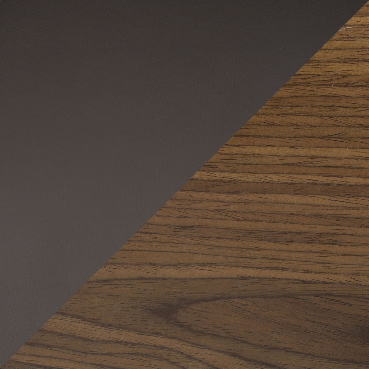Galanti - Dining Chair (Set of 2) - Walnut Wood, Brown Faux Leather