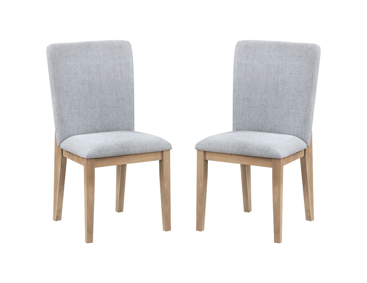 Caspian - And Oak Finish Dining Chair (Set of 2) - Gray
