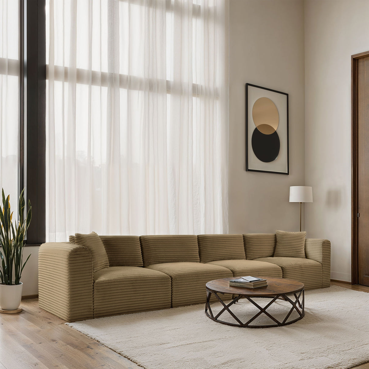 Shaggy - 4 Seat Modular Sofa