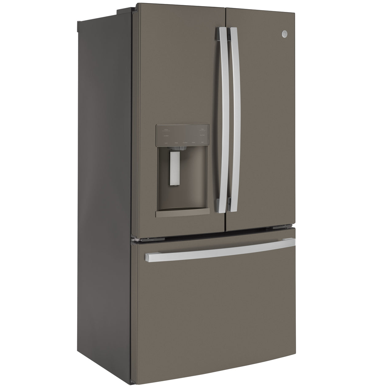 GE GYE22GMNES - 36 in. 22.1 cu. ft. Counter Depth French Door Refrigerator with Ice & Water Dispenser - Fingerprint Resistant Slate