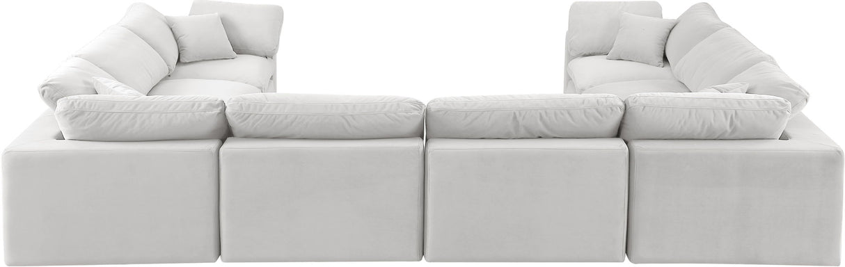 Comfy - 8 Piece Velvet Modular Sectional
