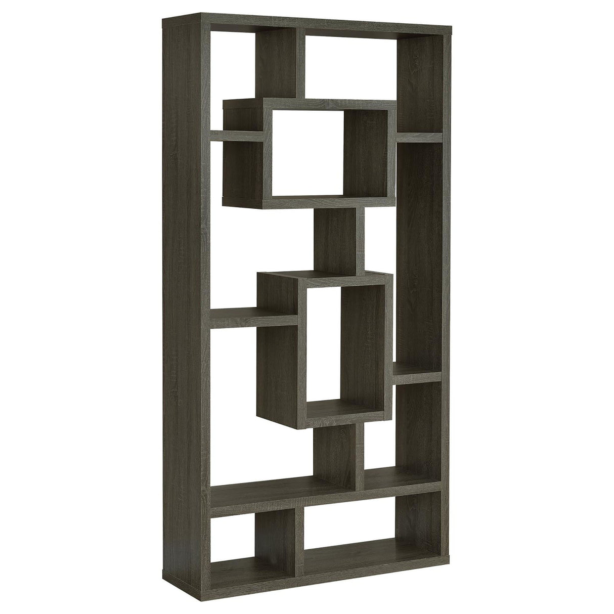 10 Shelf Open Back Bookcase