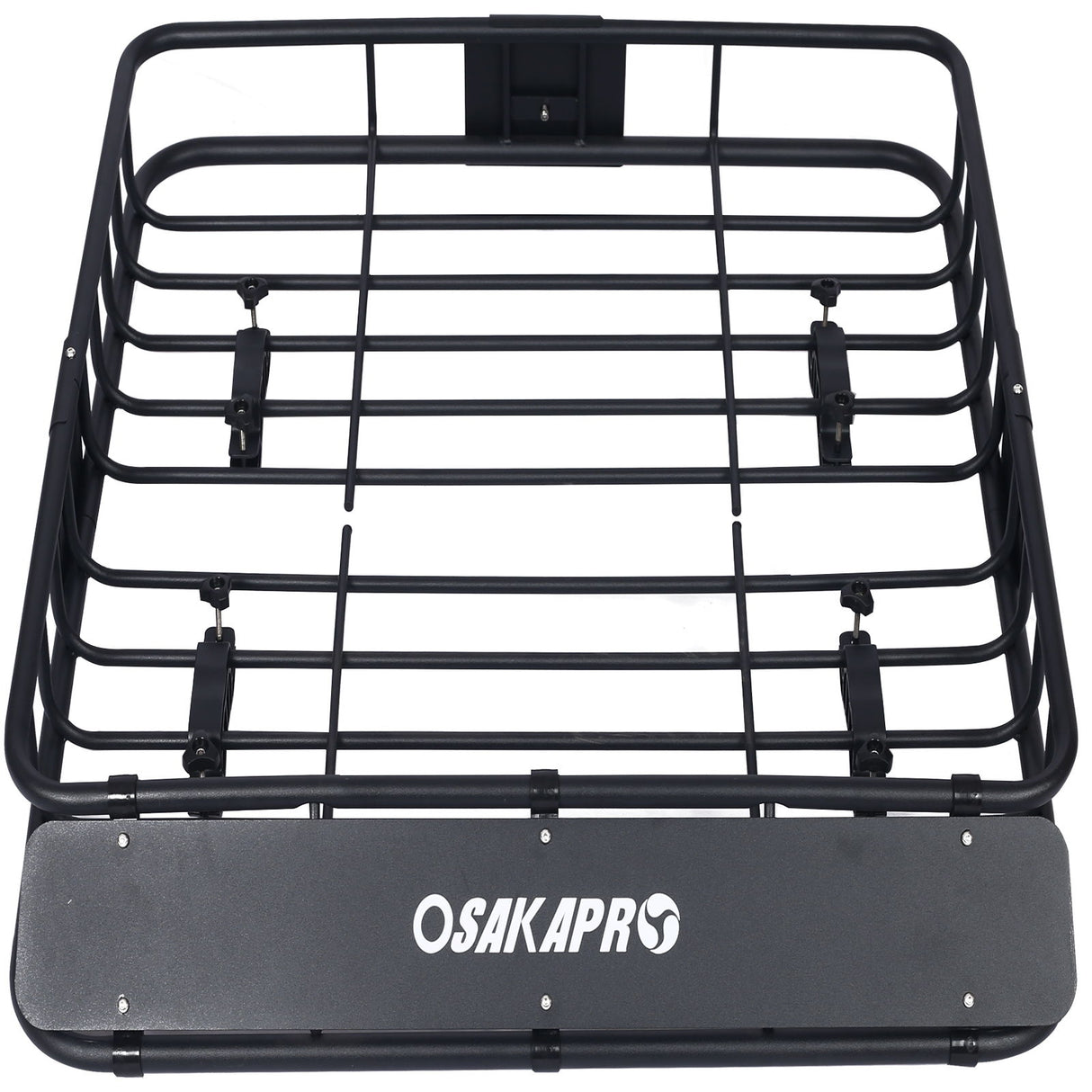 Motoring Rooftop Cargo Carrier Basket Steel, Universal Fit Roof Rack