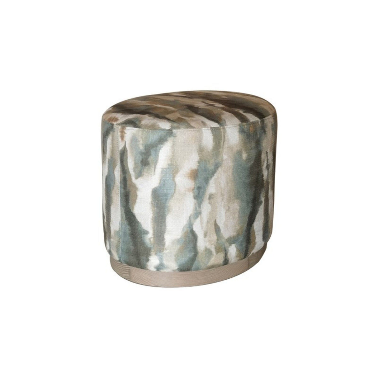 Oval Accent Ottoman - Multi