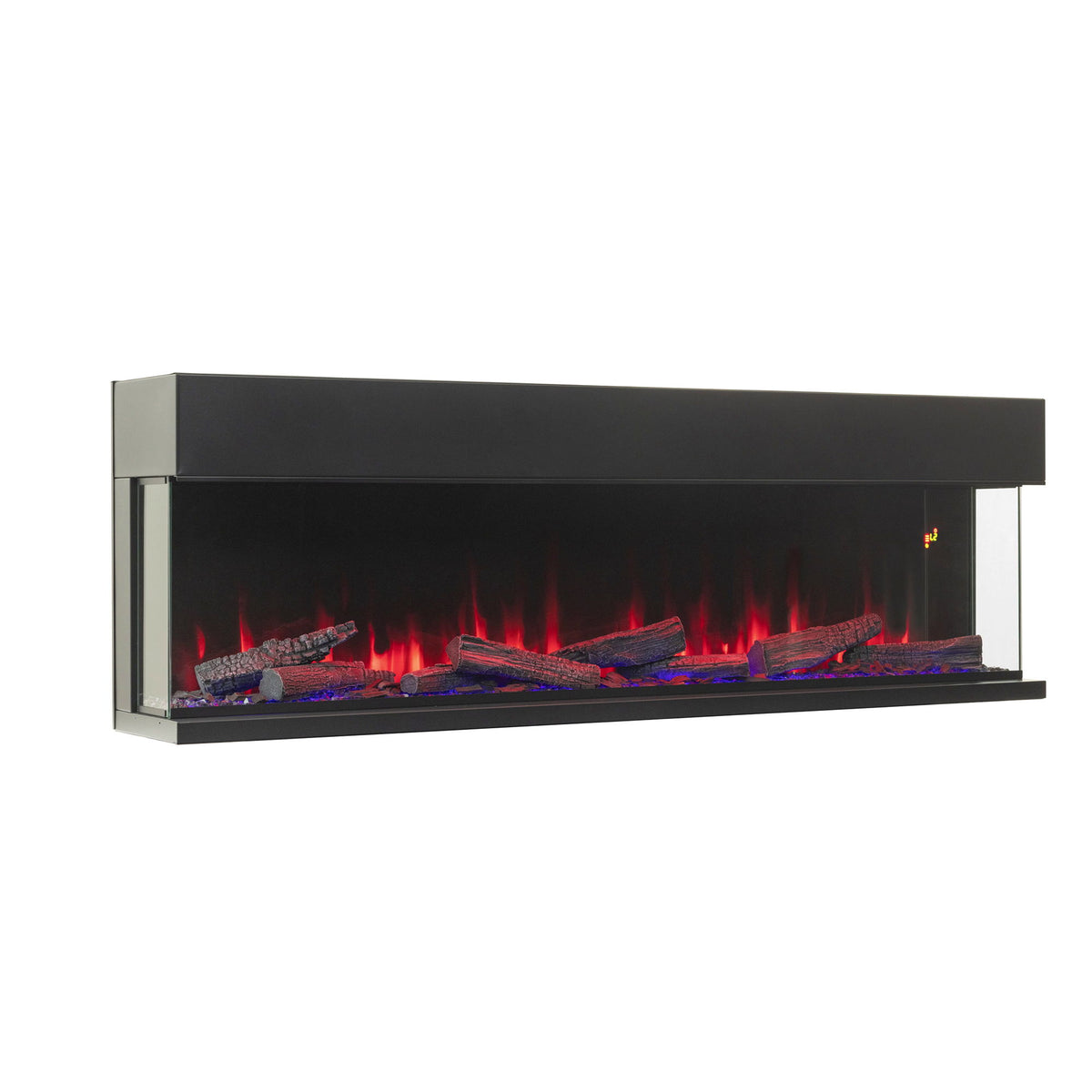 Multi Sided Electric Fireplace, With 5000 Btu Heating