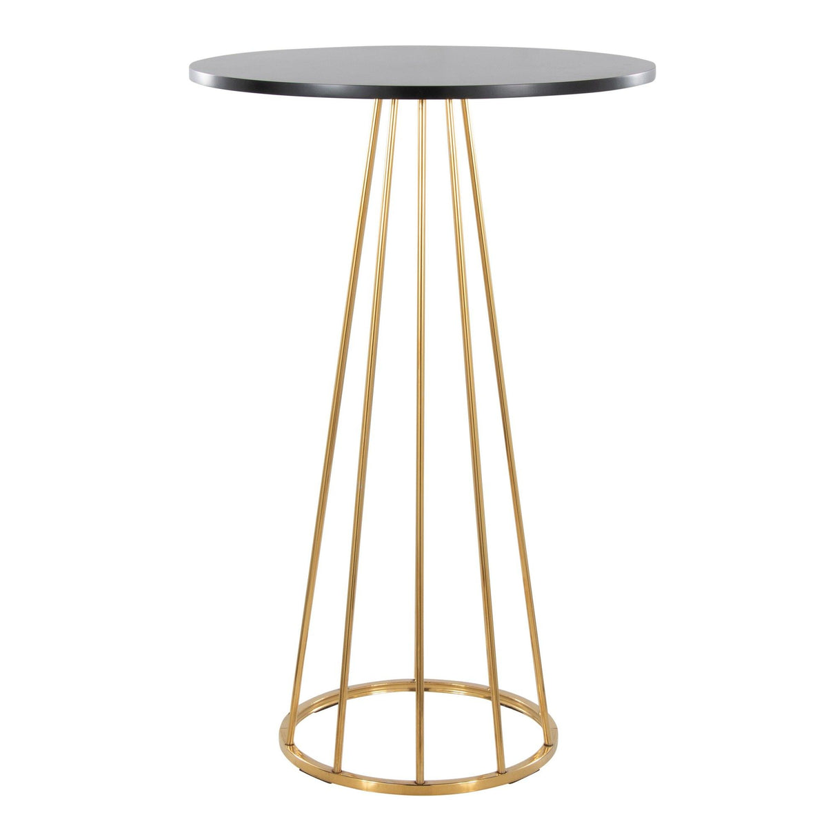 Canary - Bar Table - Gold Metal