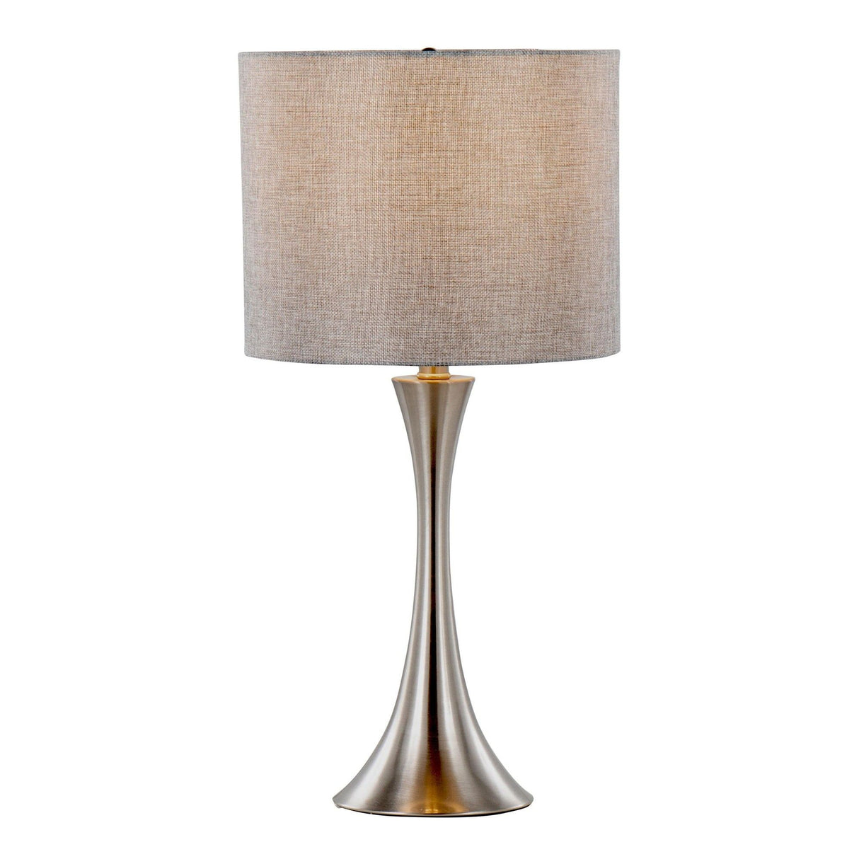 Lenuxe - 24" Metal Table Lamp (Set of 2) - Steel Base