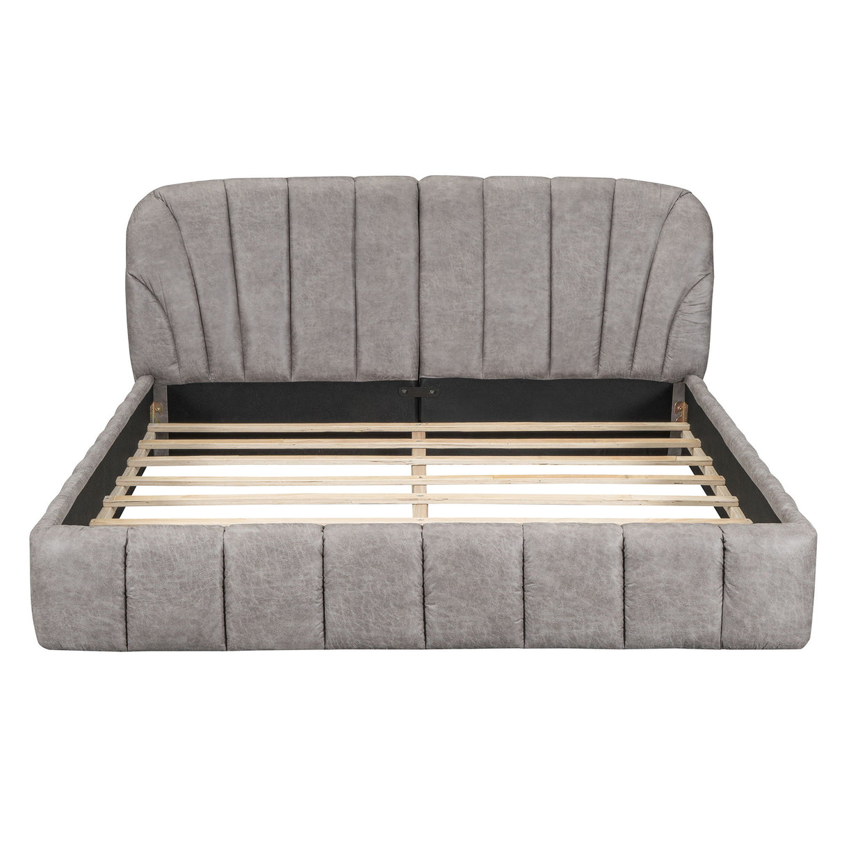 Elegant Design Upholstered Platform Bed