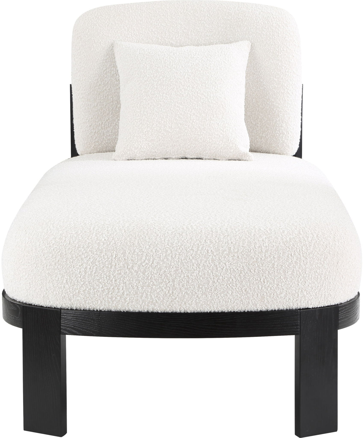 Maybourne - Chaise / Bench With Black Frame