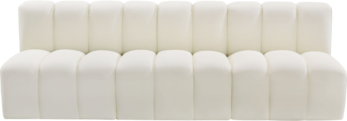 Arc - Faux Leather 3 Seats Modular Sofa