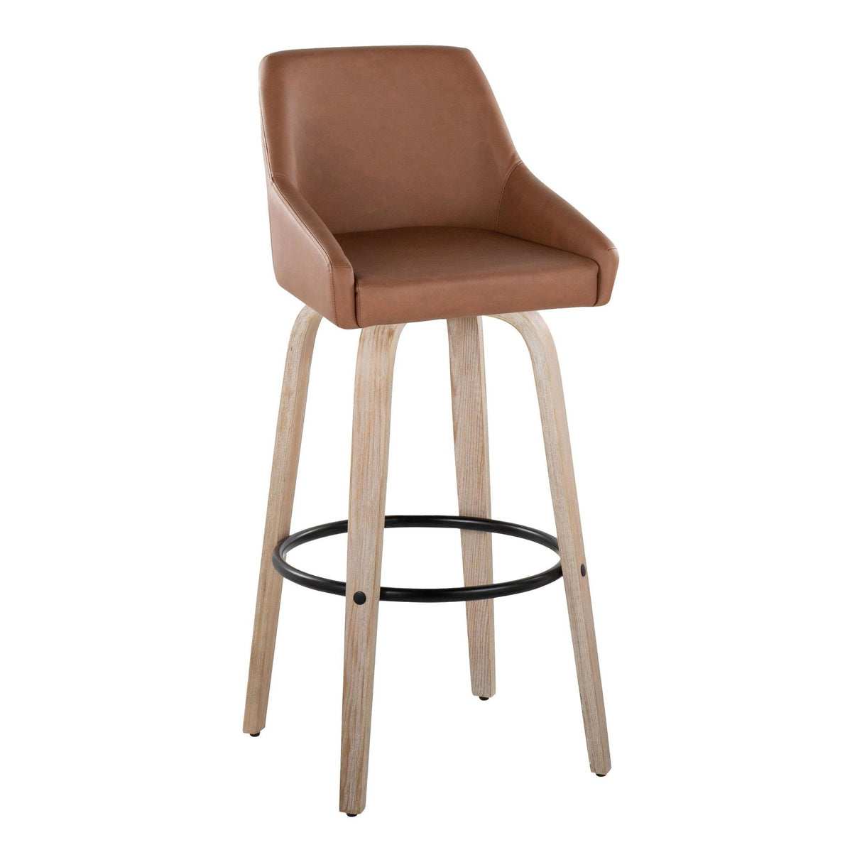 Hannah - 30" Fixed-Height Barstool With Swivel (Set of 2)