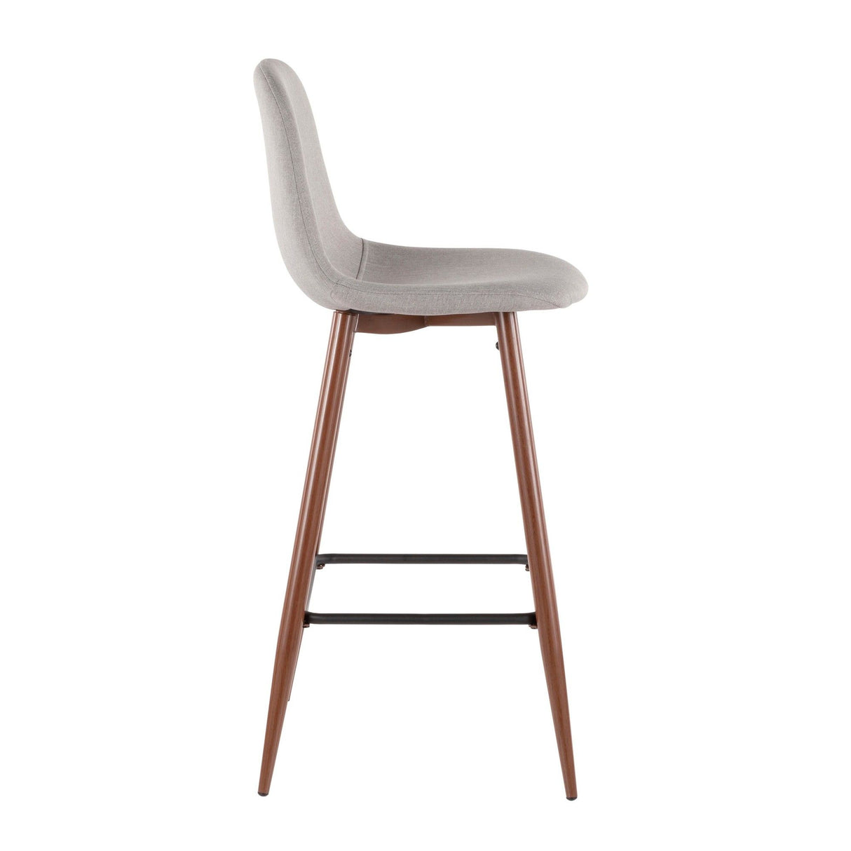 Pebble - 30" Fixed-Height Barstool (Set of 2) - Beige