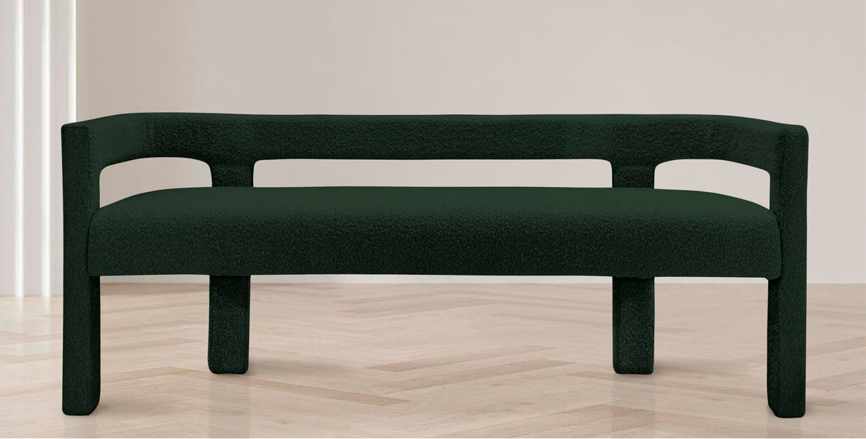 Athena - Boucle Fabric Bench