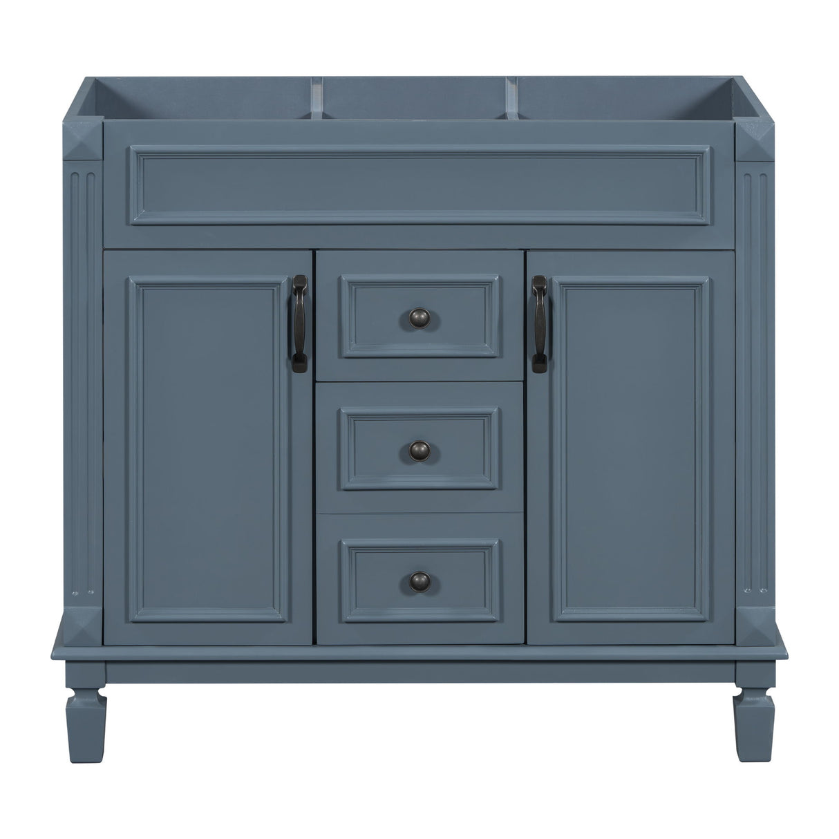 Bathroom Vanity Cabinet With 2 Soft Closing Doors And 2 Drawers