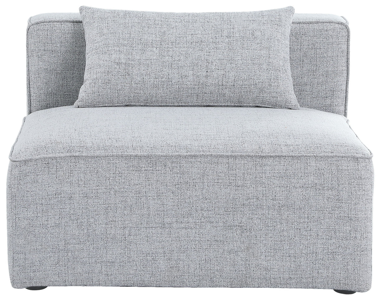 Cube - Linen Armless Chair