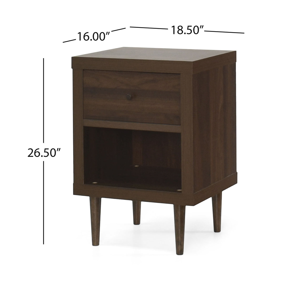 Nystrom - Single Drawer Nightstand