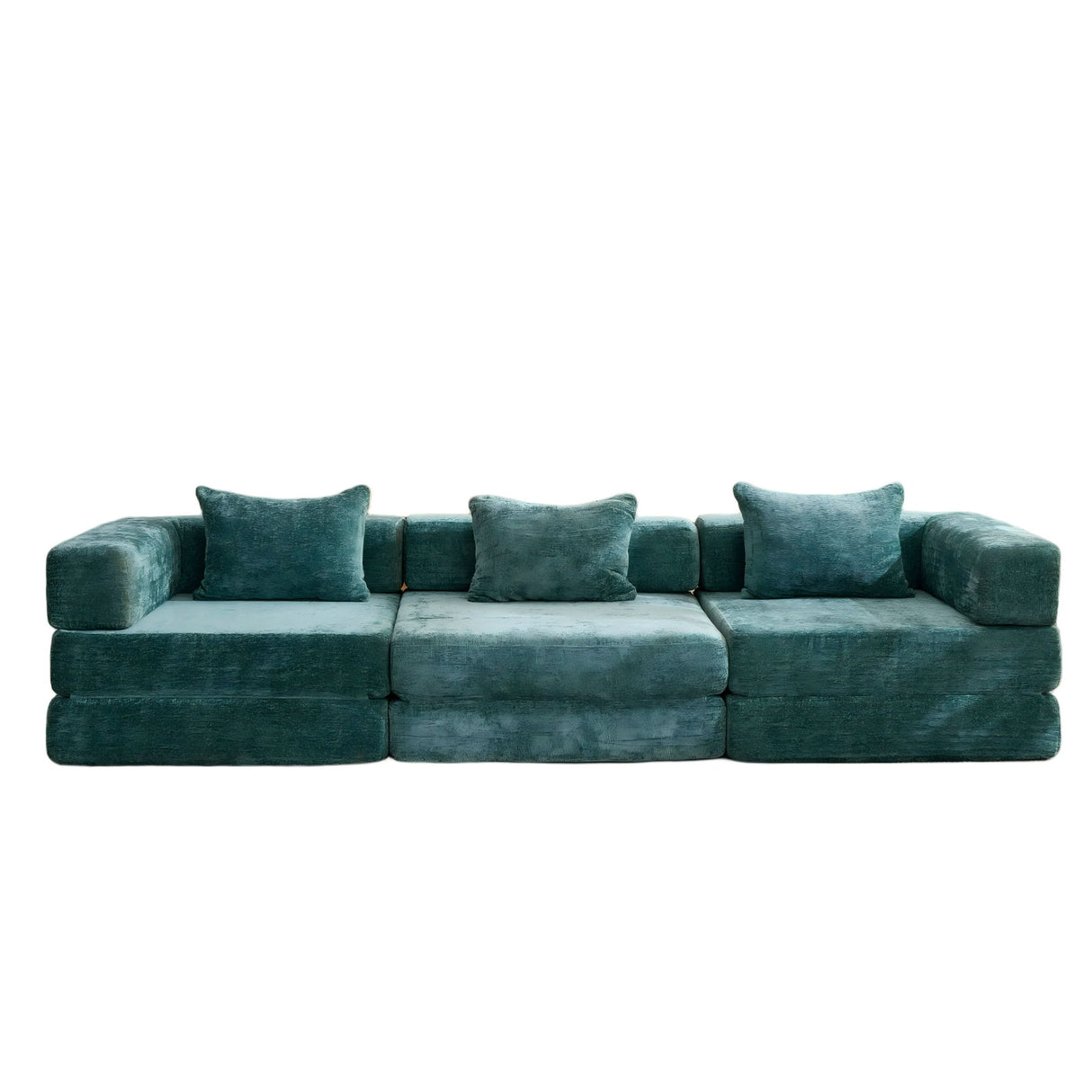 Convertible Floor Sofa Bed, Boneless Modular Sectional Sofa For Living Room