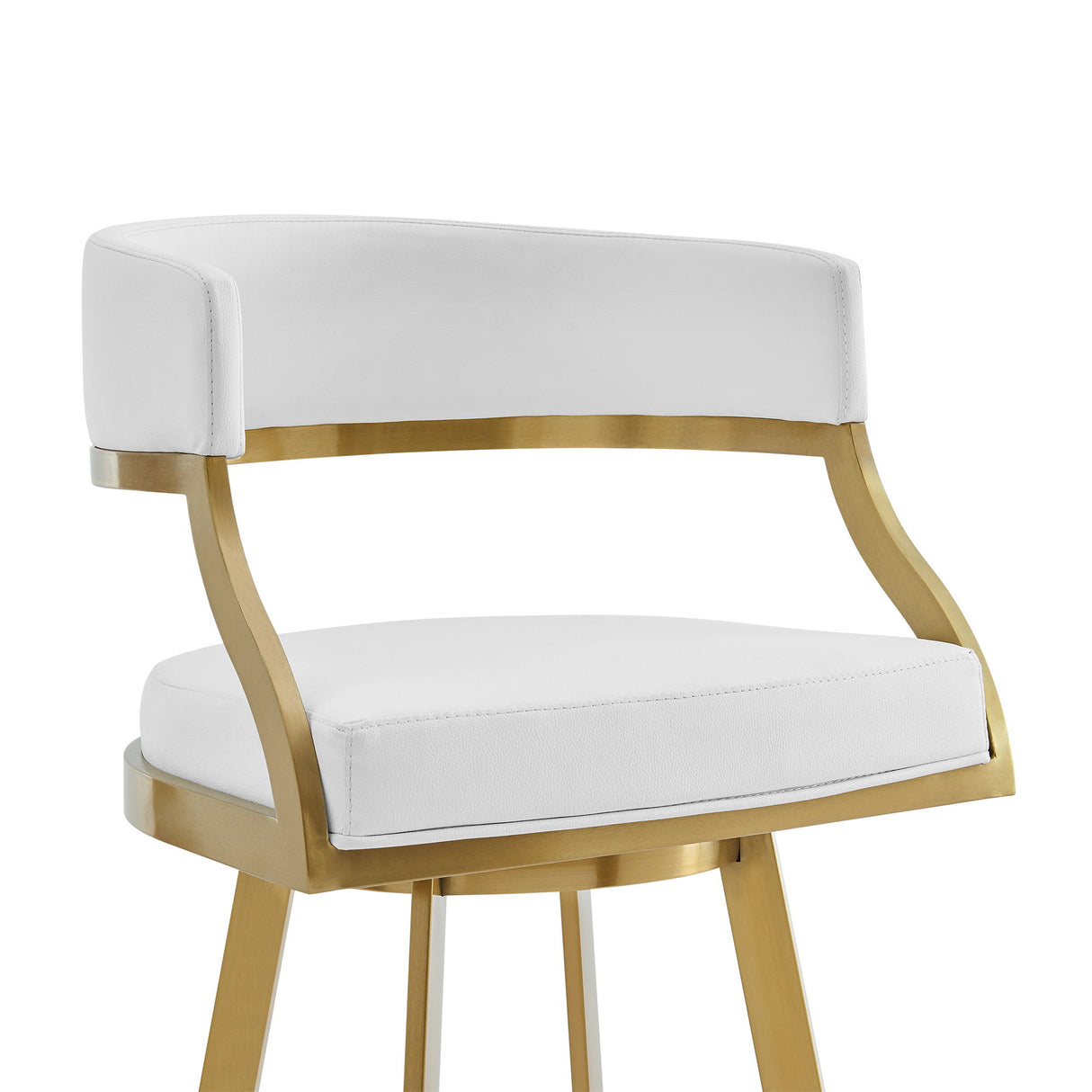 Saturn - Swivel Stool - Gold Legs