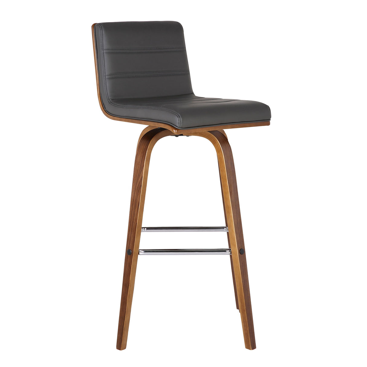 Vienna - 26" Swivel Counter Stool - Walnut Wood