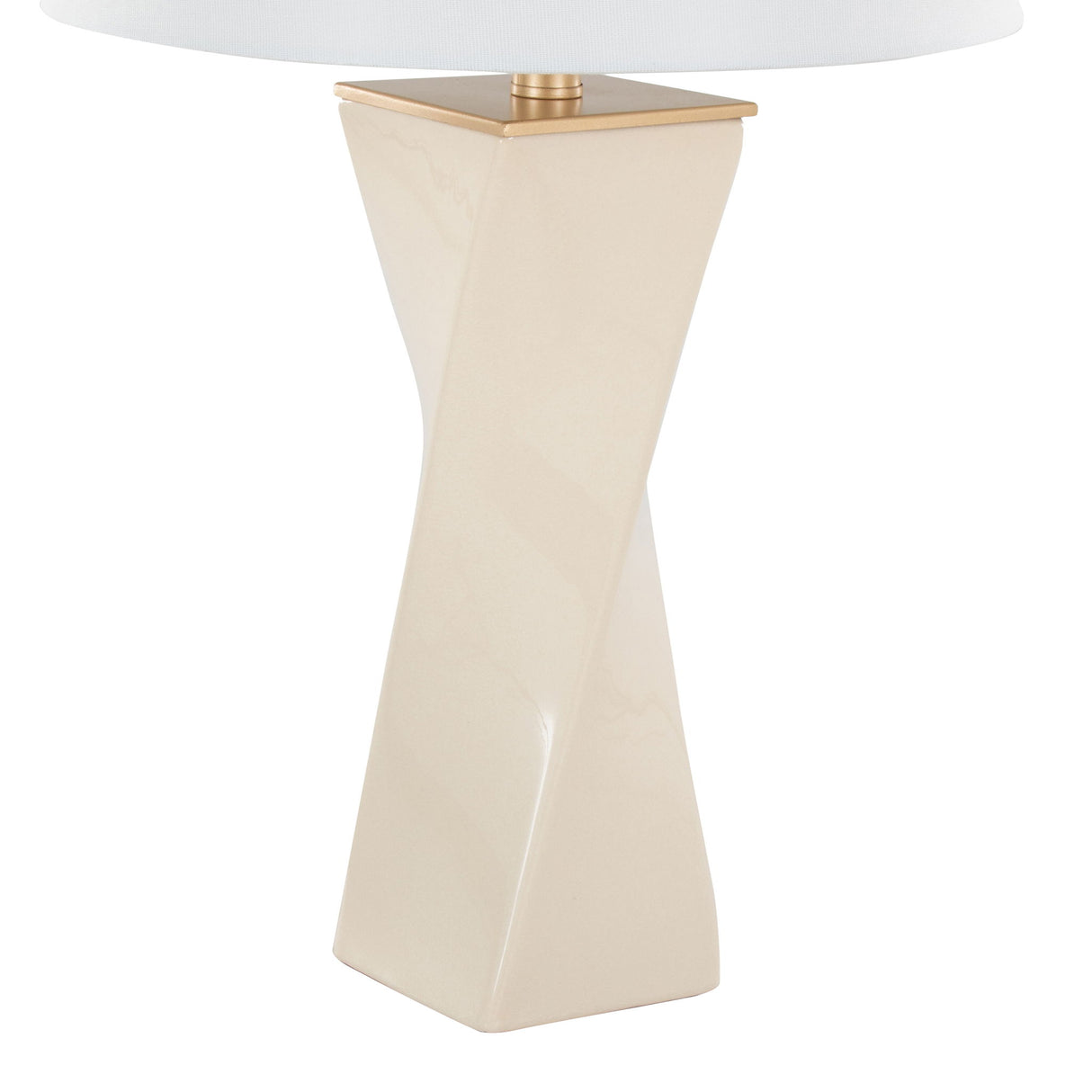 Curvo - Square Contemporary Table Lamp