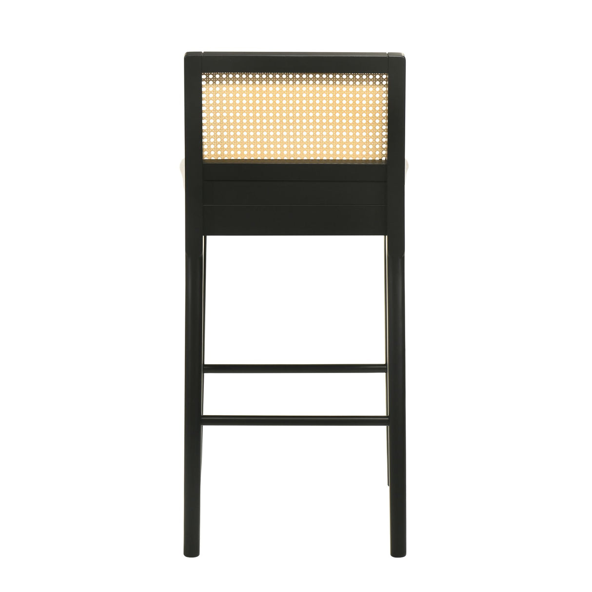 Tobias - Coastal Modern Wood Bar Height Kitchen Bar Stool