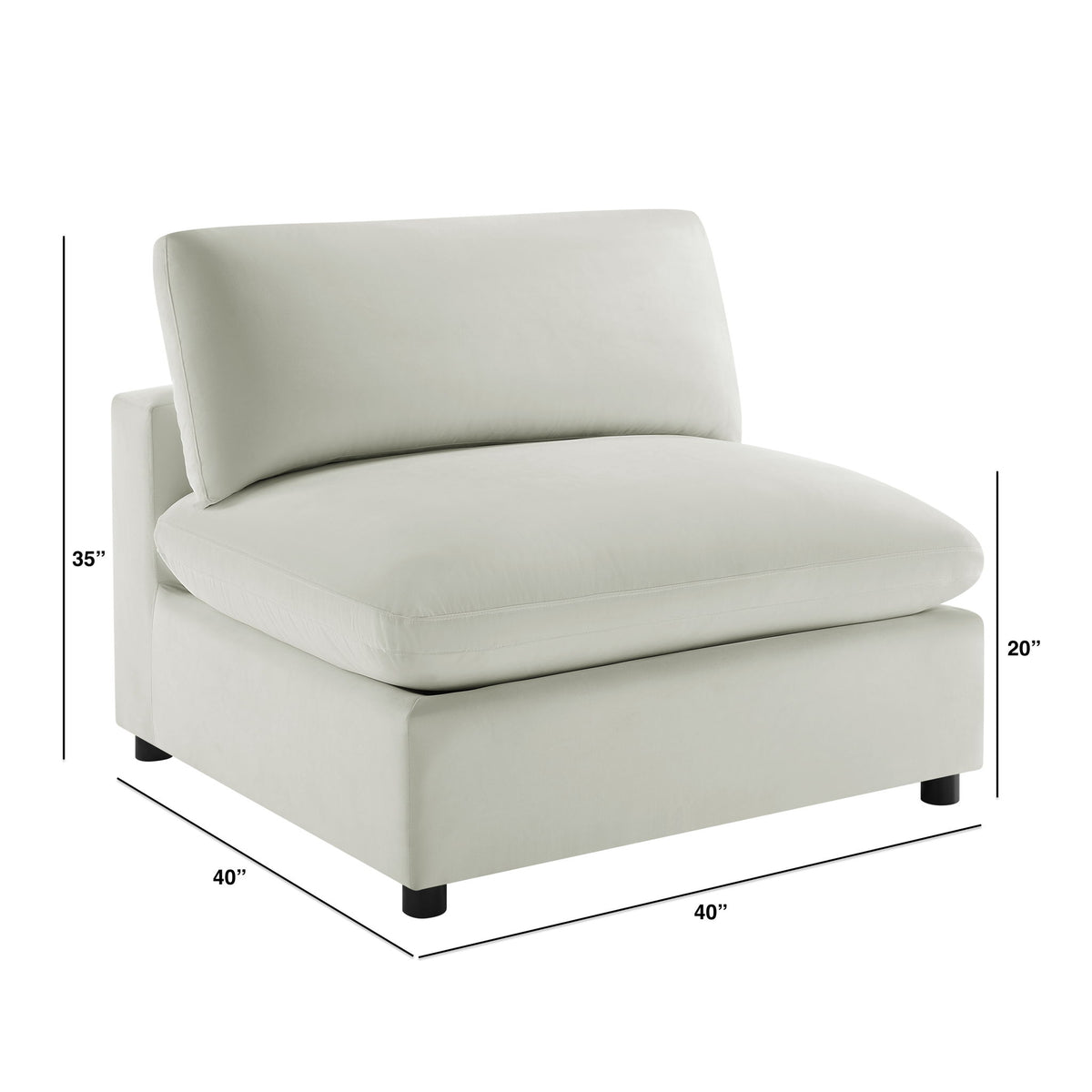 Caylie - Armless Slipper Chair