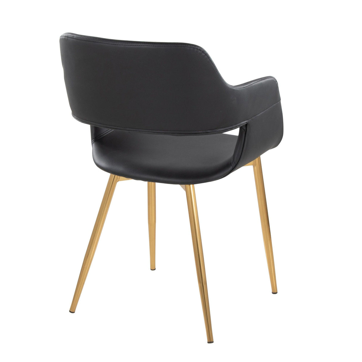 Margarite - Dining / Accent Chair - Gold Metal (Set of 2)