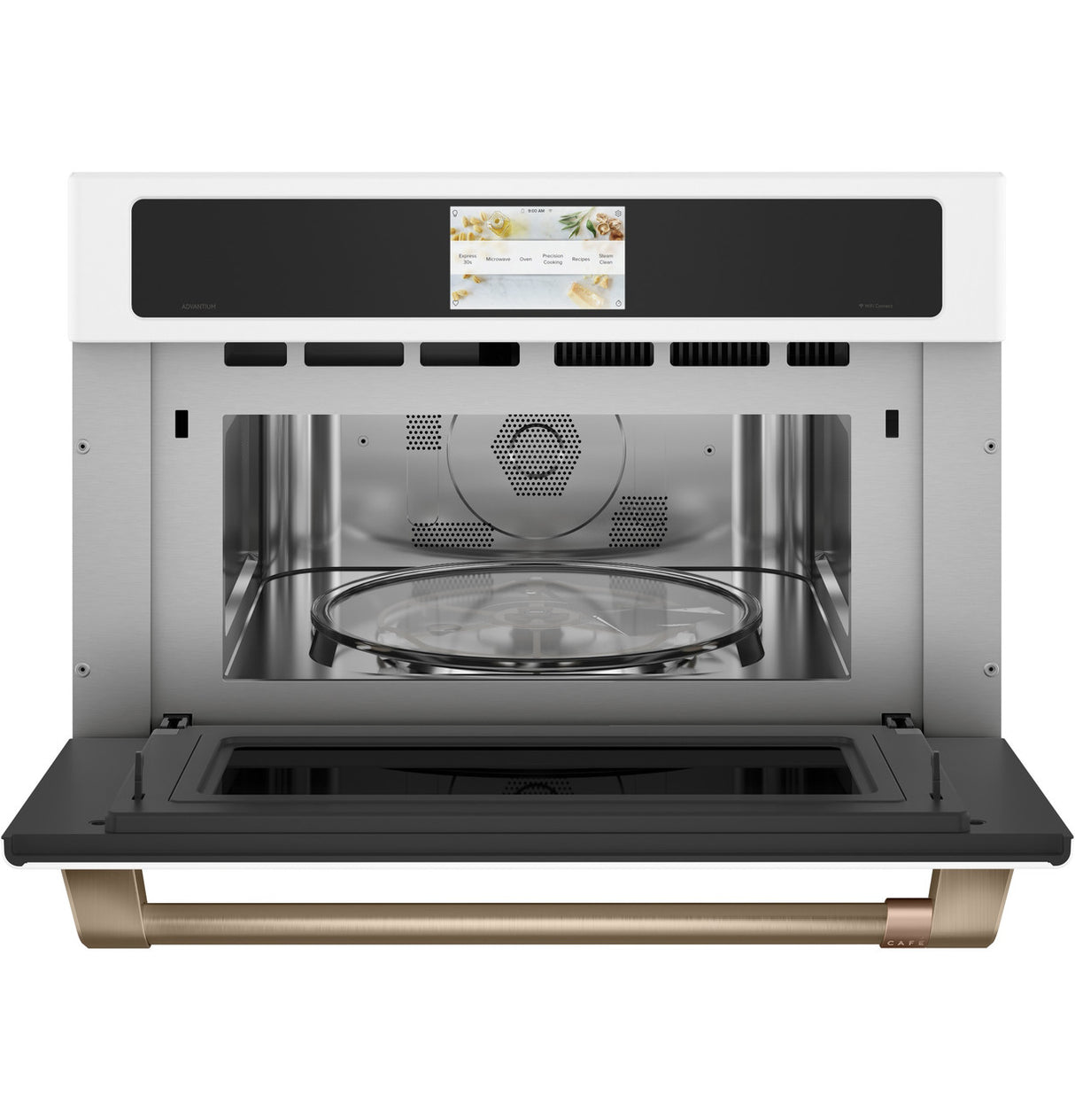 Café 30 in. Single Wall Oven with Advantium Speedcook Technology, Matte White - CSB913P4VW2