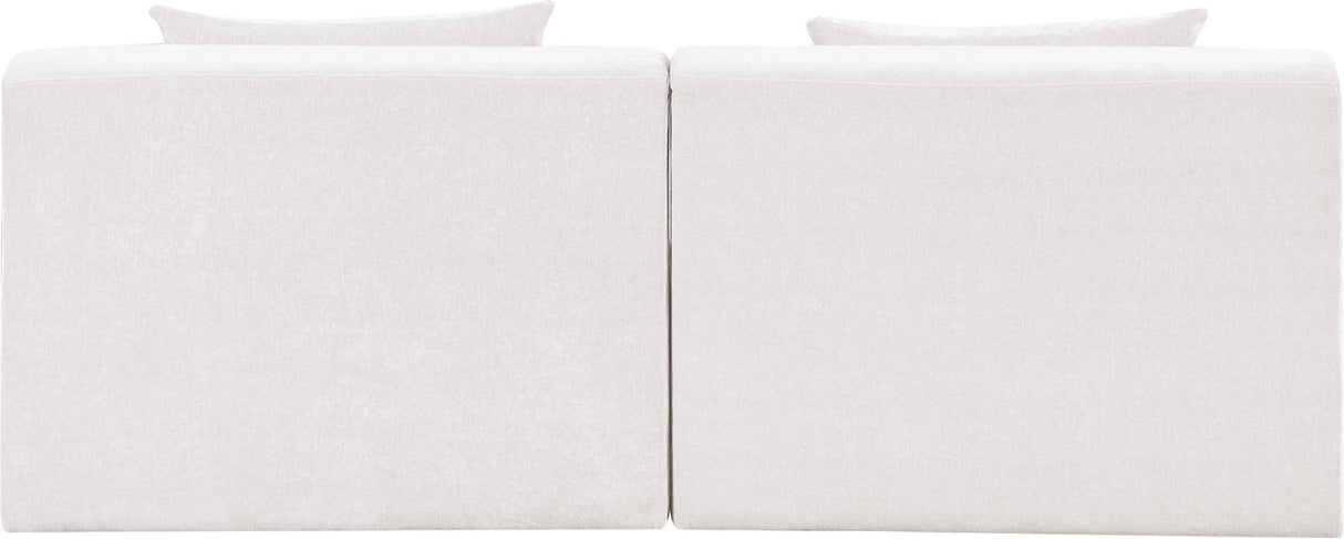 Stellar - 2 Piece 76" Upholstered Modular Armless Loveseat