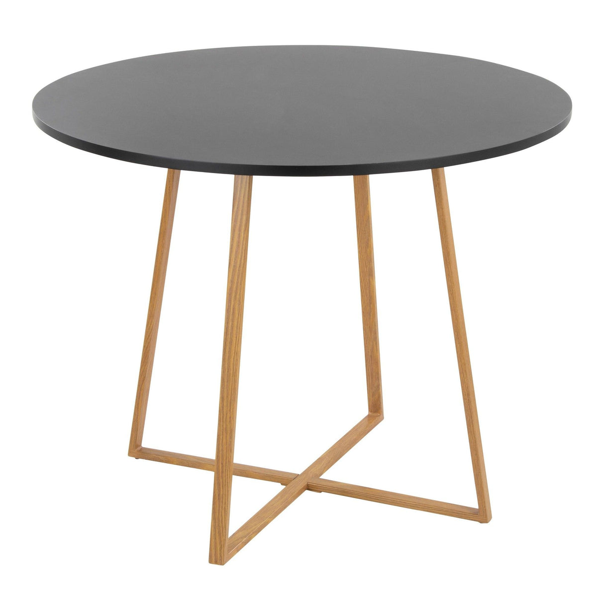 Cosmo - Dining Table - Natural Wood Metal Base