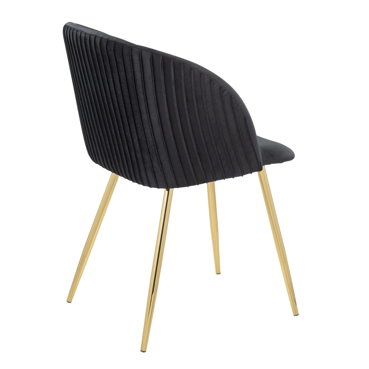 Luna - Pleated Contemporary Chair (Set of 2)