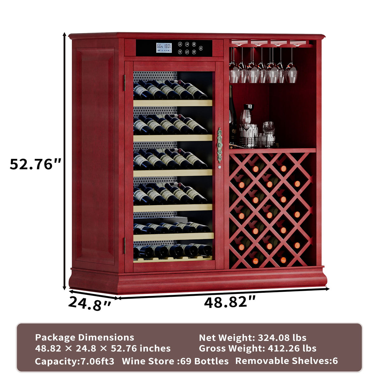 Hearth And Haven W3353P464188 Wine Cooler - image 2