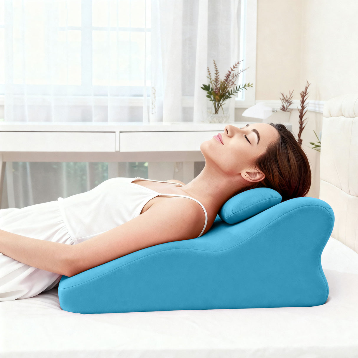 Ergonomic Spinal Posture Support Bed Pillow
