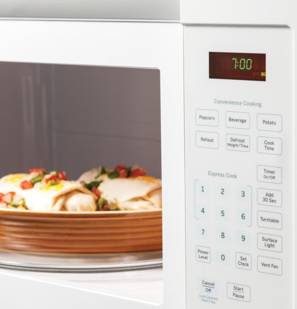 GE 1.6 Cu. Ft. Over-the-Range Microwave Oven, White - JVM3160DFWW