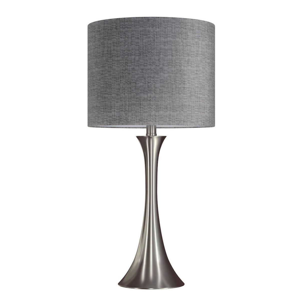 Lenuxe - 24" Metal Table Lamp (Set of 2) - Steel Base