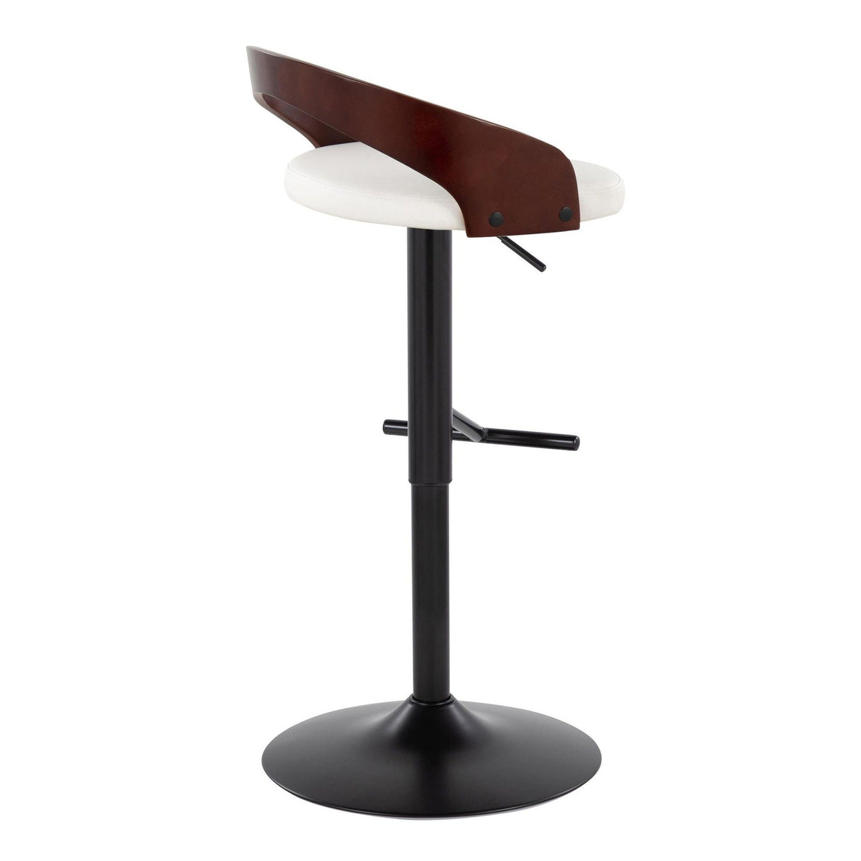 Grotto - Adjustable Barstool (Set of 2) - Black Base