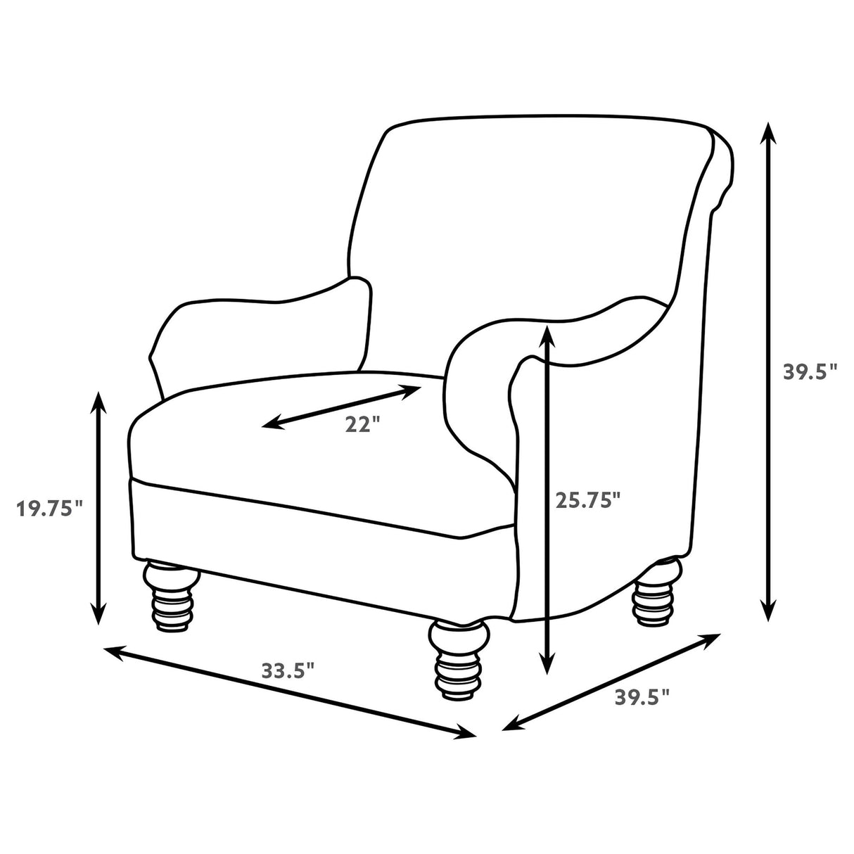 Danforth - High Backrest Accent Chair