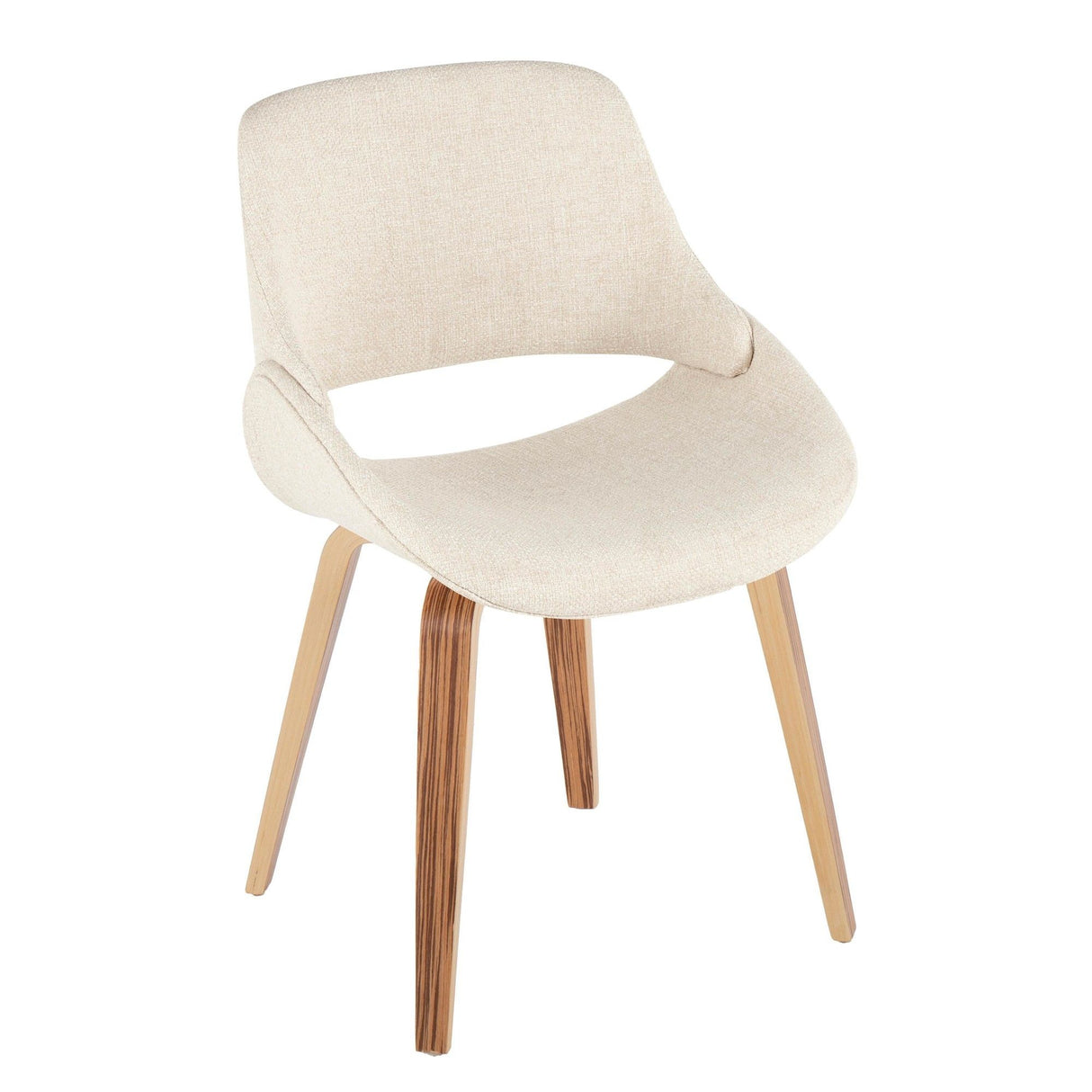 Fabrico - Chair (Set of 2) - Cream Zebra