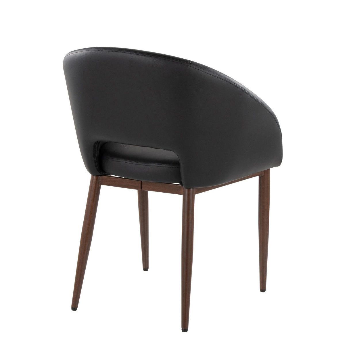 Renee - Upholstered Contemporary Chair (Set of 2) - Walnut Metal Legs