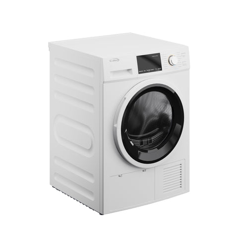 4.4 cu. ft. Large Capacity Stackable Ventless Front Load Dryer in White, 240V.
