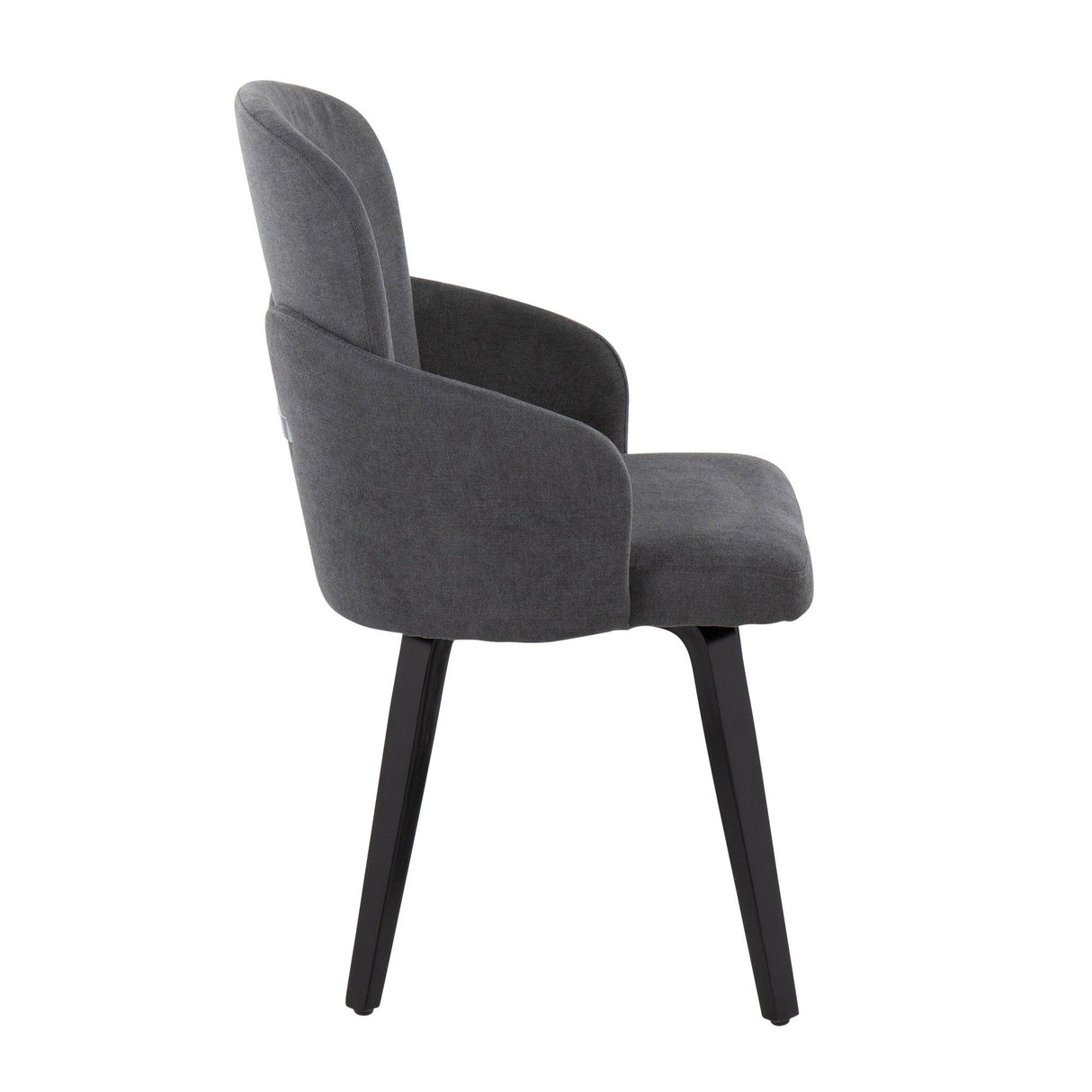 Dahlia - Contemporary Dining Chair (Set of 2) - Black Wood