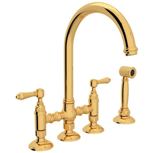 Rohl RA1461LMWSIB2 "San Julio" Two Handle Kitchen Faucet