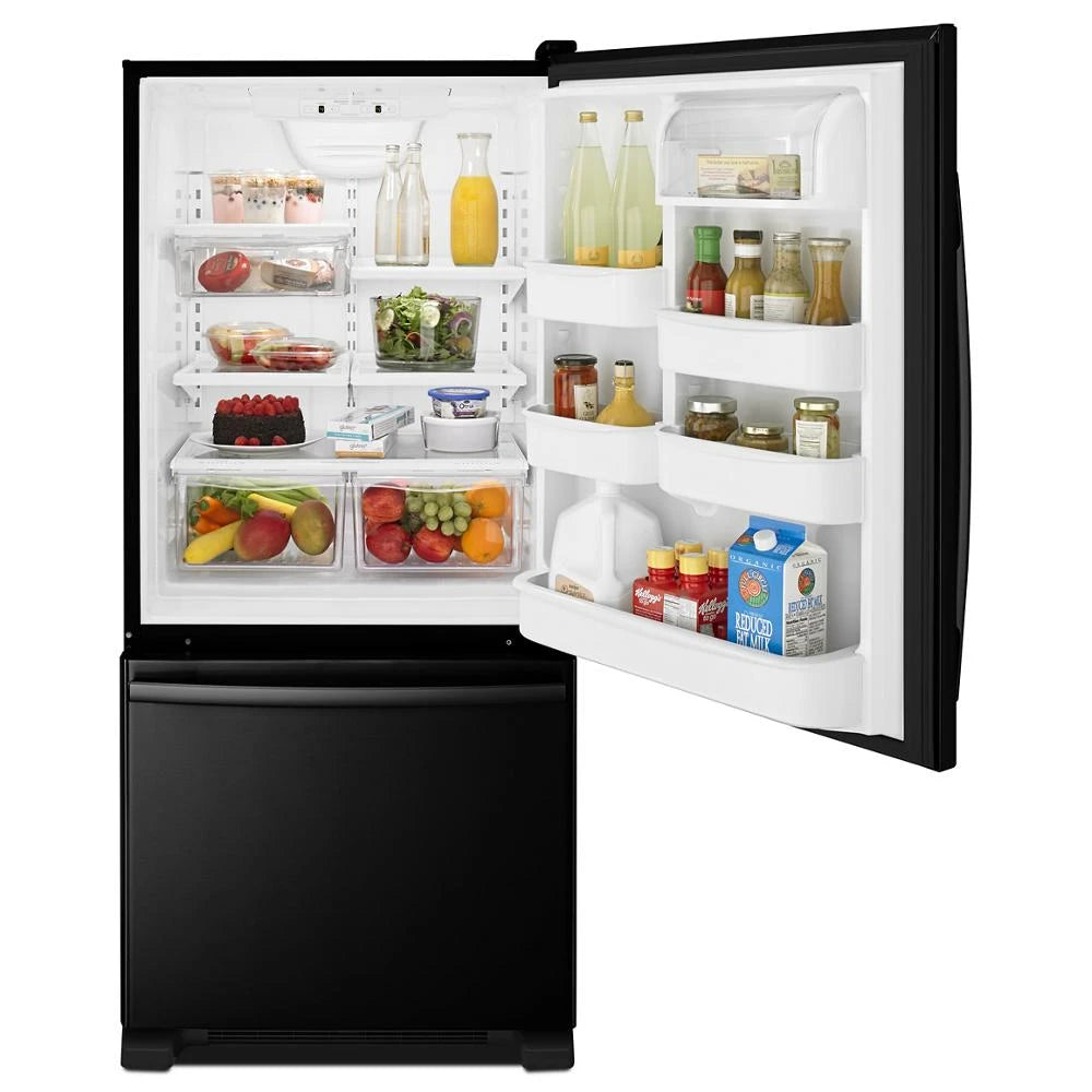 29-inch Wide Bottom-Freezer Refrigerator with EasyFreezer(TM) Pull-Out Drawer -- 18 cu. ft. Capacity - (ABB1924BRB)