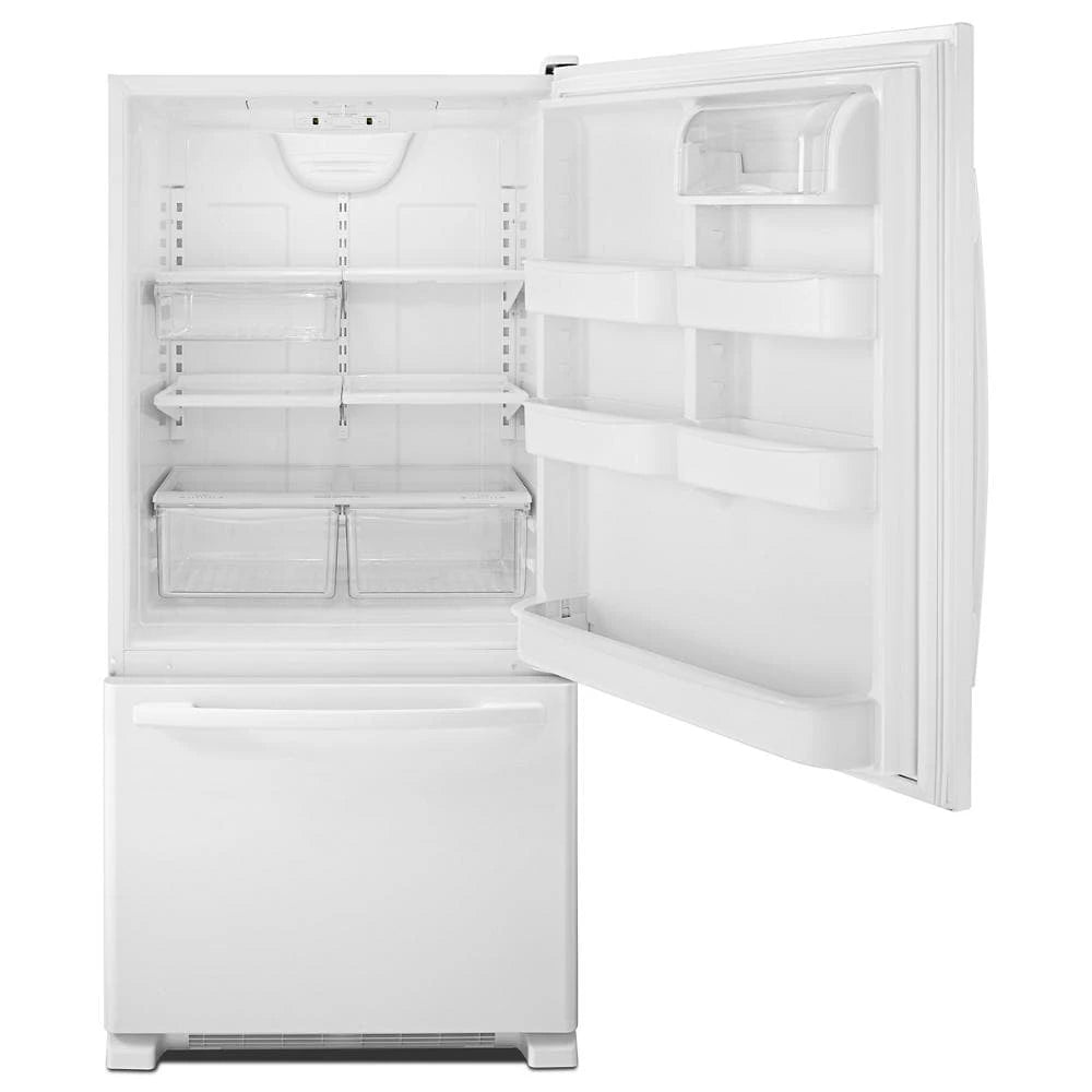 33-inch Wide Bottom-Freezer Refrigerator with EasyFreezer(TM) Pull-Out Drawer - 22 cu. ft. Capacity - (ABB2224BRW)